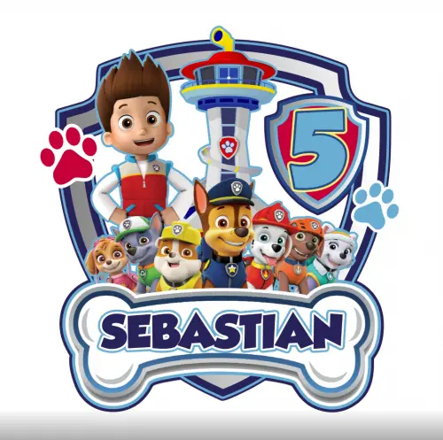 Arquivo de corte topo de bolo Patrulha Canina