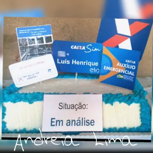 Arquivo de corte topo de bolo Auxílio Emergencial