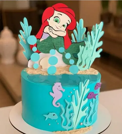 Arquivo de corte topo de bolo Ariel