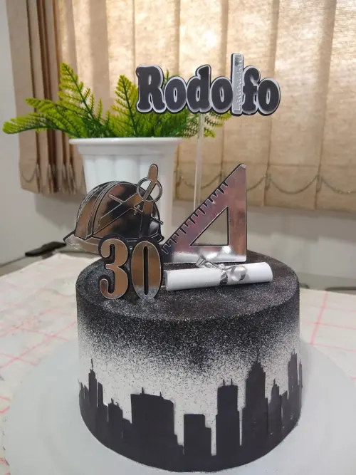 Arquivo de corte topo de bolo Arquitetura