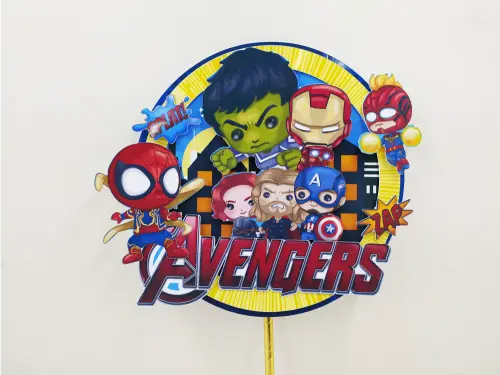 Arquivo de corte topo de bolo Avengers