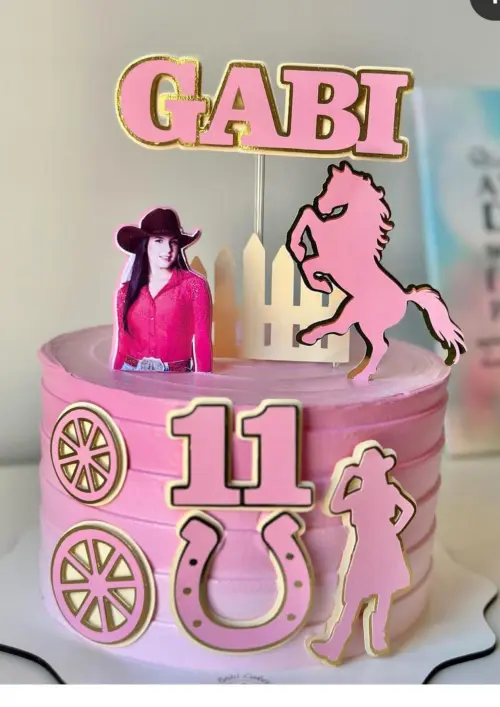 Arquivo de corte topo de bolo Ana Castela