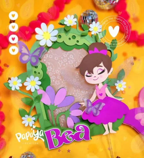 Arquivo de corte topo de bolo Fada