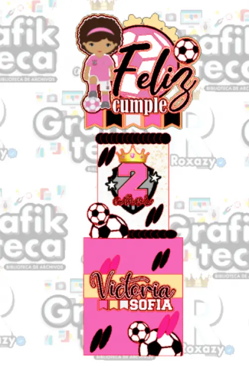 Arquivo de corte topo de bolo Futebol