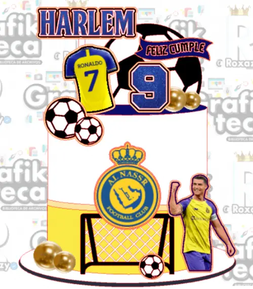 Arquivo de corte topo de bolo Futebol