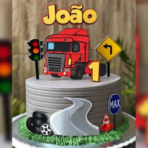 Arquivo de corte topo de bolo Caminhão