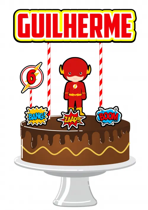 Arquivo de corte Topo de Bolo Flash