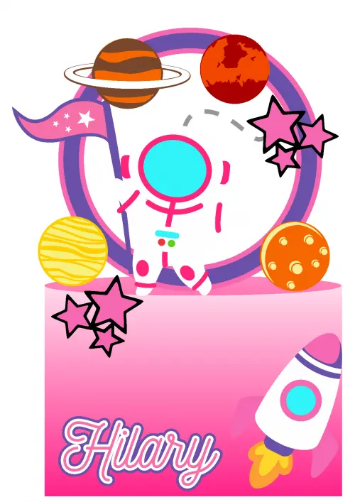 Arquivo de corte topo de bolo Astronauta