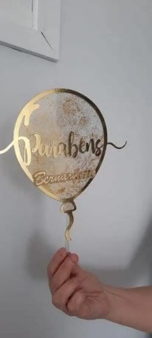 Arquivo de corte topo de bolo Feliz Aniversário