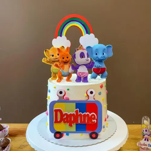 Arquivo de Corte Topo de bolo Festa das Palavras