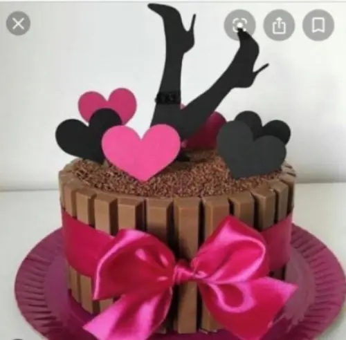 Arquivo de corte topo de bolo Chá de Lingerie