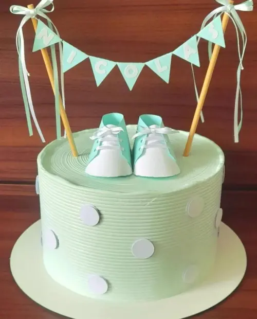 Arquivo de corte topo de bolo Chá Revelação