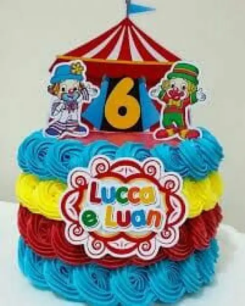 Arquivo de corte topo de bolo Patati Patatá