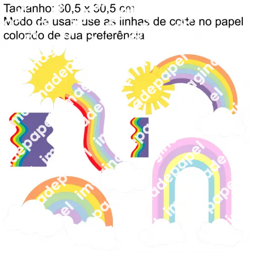 Arquivo de corte topo de bolo Painéis