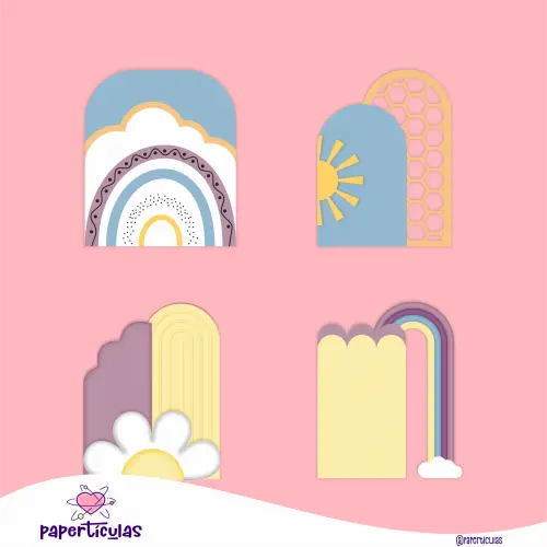 Arquivo de corte topo de bolo Painéis