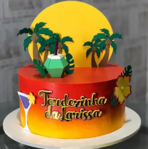 Arquivo de corte topo de bolo Tardezinha