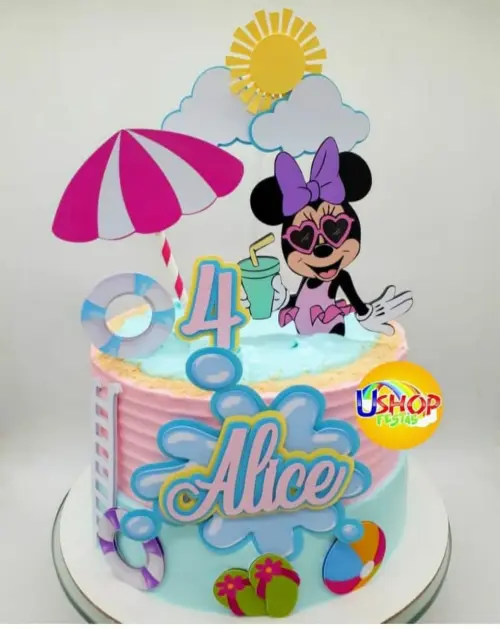 Arquivo de corte topo de bolo pool Party