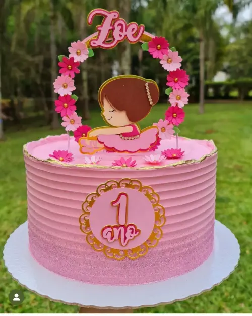 Arquivo de corte topo de bolo bailarina