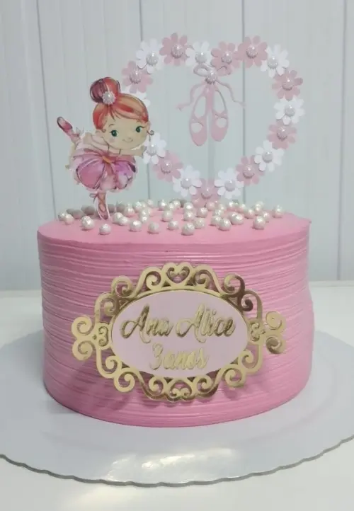 Arquivo de corte topo de bolo bailarina