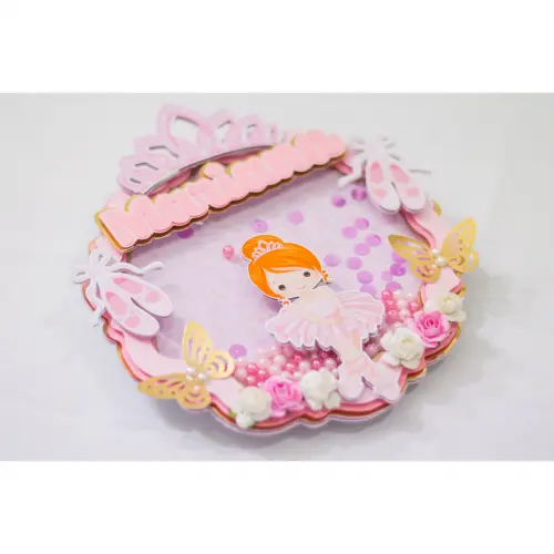 Arquivo de corte topo de bolo bailarina