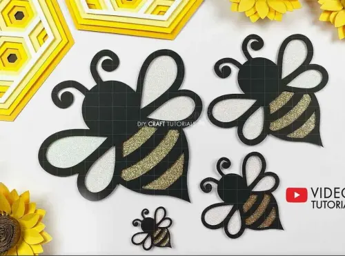 Arquivo de corte topo de bolo Abelhinha