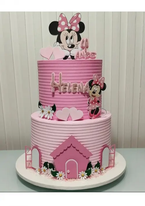 Arquivo de corte topo de bolo Minnie