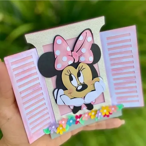Arquivo de corte topo de bolo Minnie