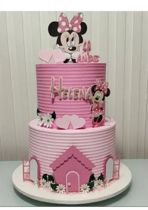 Arquivo de corte topo de bolo Minnie
