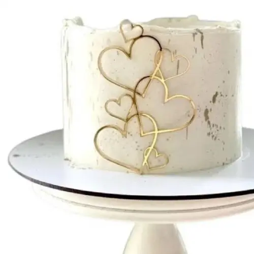 Arquivo de corte topo de bolo Coração