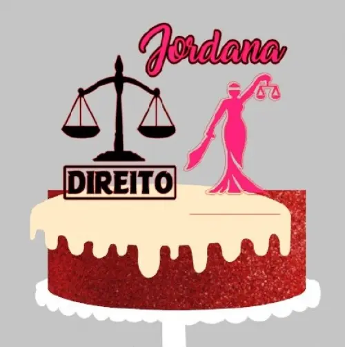 Arquivo de corte topo de bolo Direito