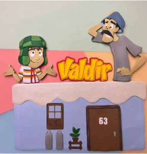 Arquivo de corte topo de bolo Chaves