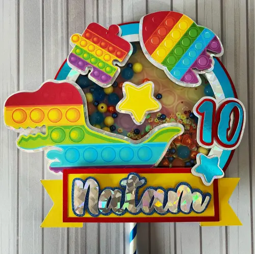 Arquivo de corte topo de bolo Pop it