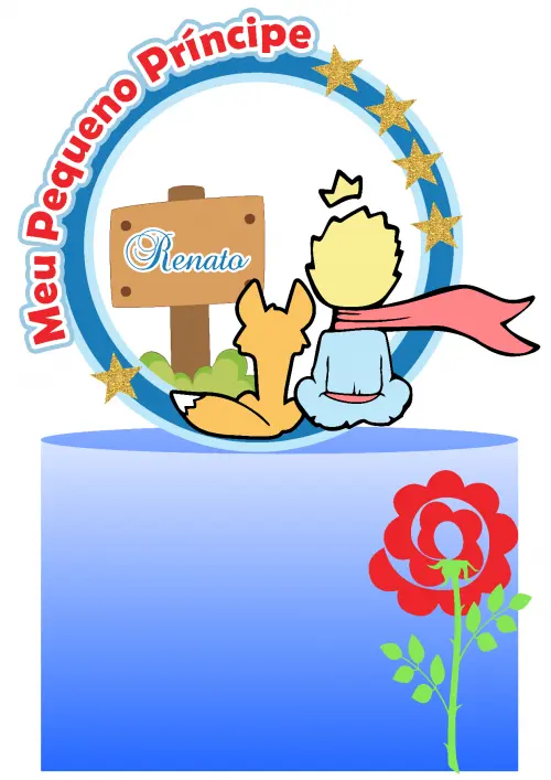 Arquivo de corte topo de bolo Principe