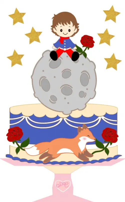 Arquivo de corte topo de bolo Principe