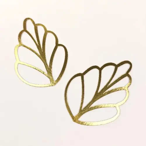 Arquivo de corte topo de bolo Folhagens