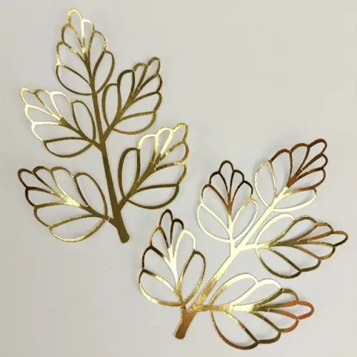 Arquivo de corte topo de bolo Folhagens