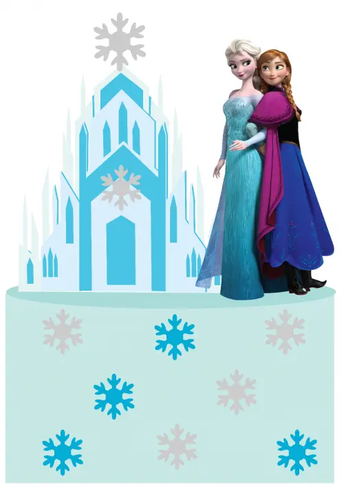 Arquivo de corte topo de bolo frozen