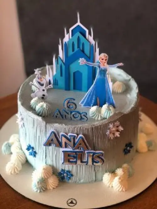 Arquivo de corte topo de bolo frozen