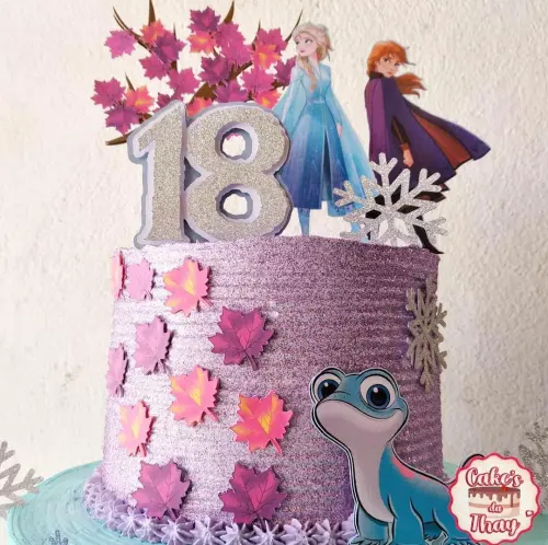 Arquivo de corte topo de bolo frozen