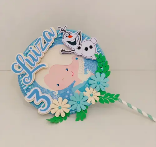 Arquivo de corte topo de bolo frozen