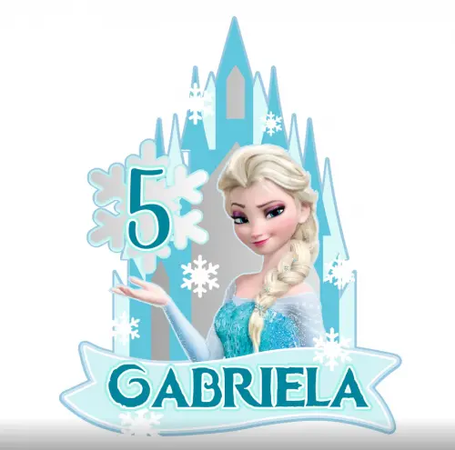 Arquivo de corte topo de bolo frozen