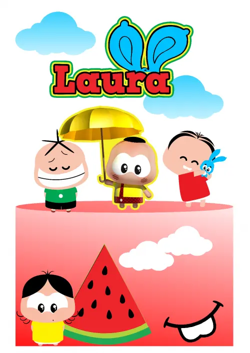 Arquivo de corte topo de bolo Turma da Monica