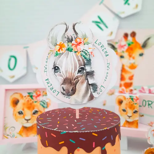 Arquivo de corte topo de bolo Safari