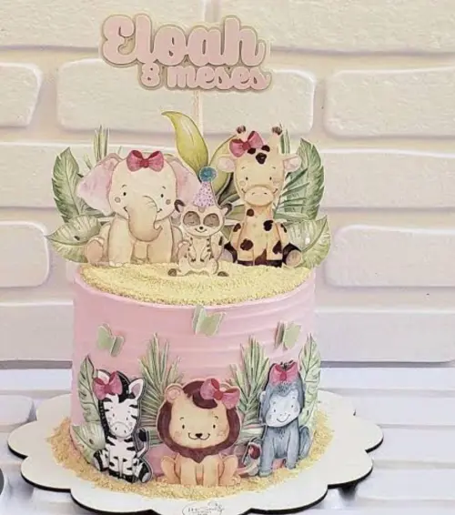 Arquivo de corte topo de bolo Safari