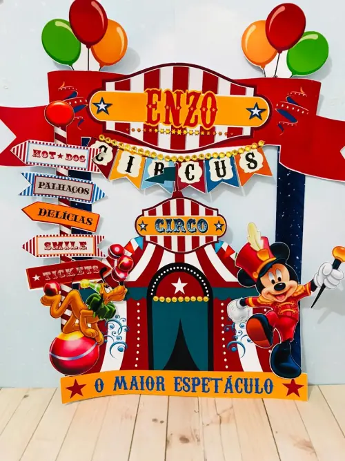 Arquivo de corte topo de bolo Mickey