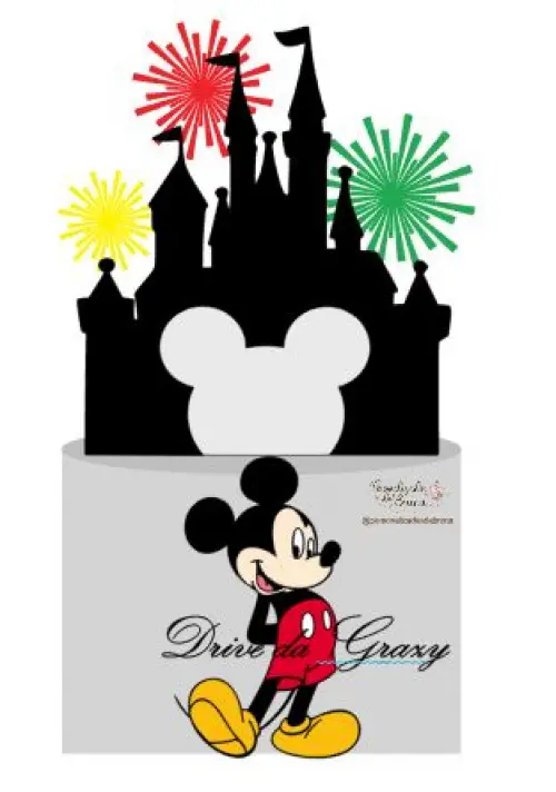 Arquivo de corte topo de bolo Mickey