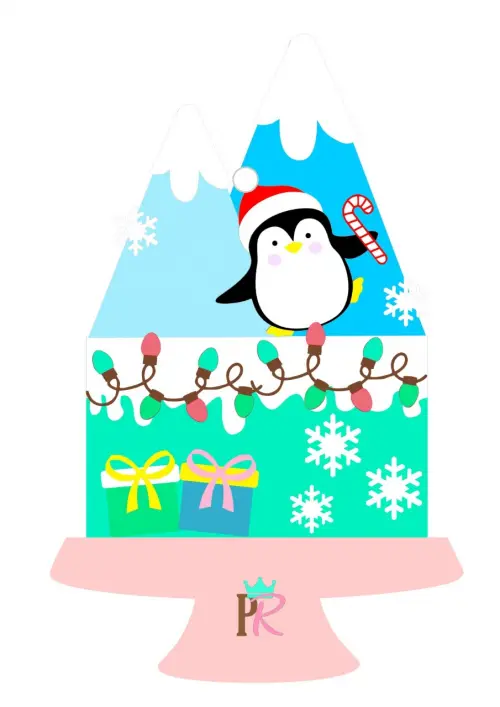 Arquivo de corte topo de bolo Natal