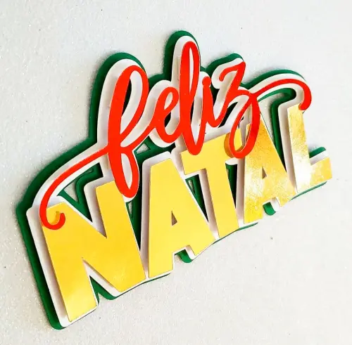 Arquivo de corte topo de bolo Natal