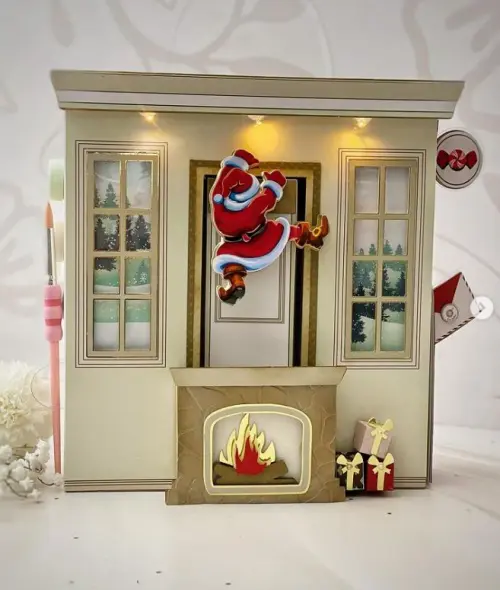 Arquivo de corte topo de bolo Natal