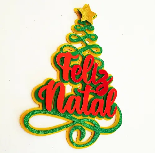 Arquivo de corte topo de bolo Natal